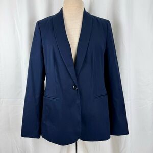 Talbots Navy Blue Blazer Jacket